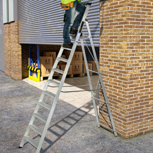 Alloy Platform Steps 10 Tread Hire - MonkeyTools