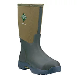 MUCK BOOTS DERWENT II METAL FREE NON SAFETY WELLIES MOSS SIZE 8 - MonkeyTools