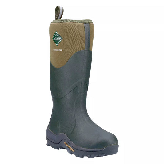 MUCK BOOTS MUCKMASTER HI METAL FREE NON SAFETY WELLIES MOSS SIZE 6 - MonkeyTools