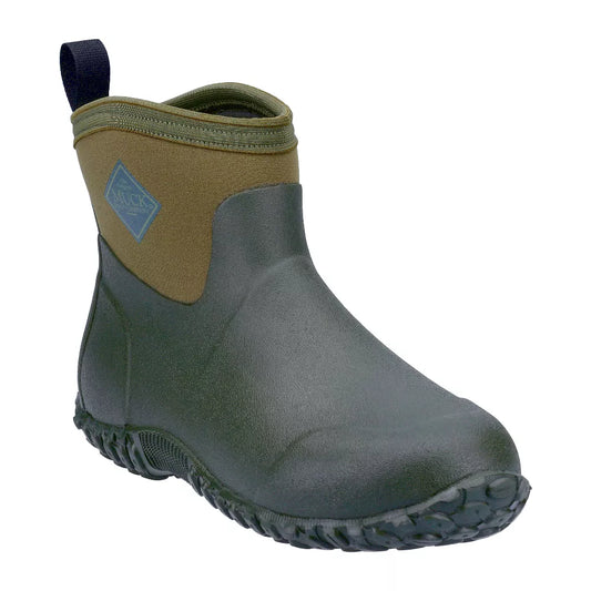 MUCK BOOTS MUCKSTER II ANKLE METAL FREE NON SAFETY WELLIES BLACK/MOSS SIZE 13 - MonkeyTools