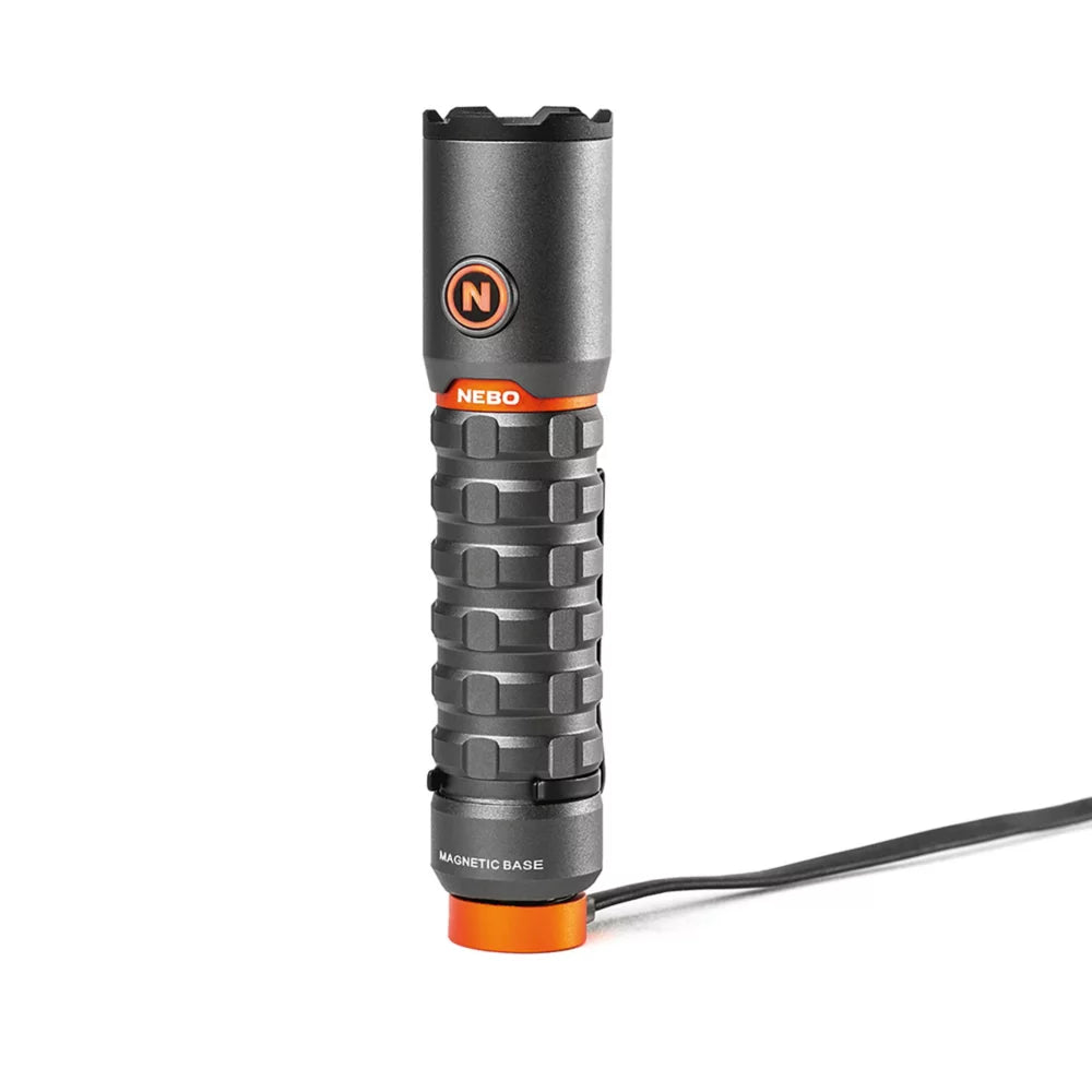 NEBO TORCHY 2K RECHARGEABLE LED TORCH GRAPHITE 500LM - MonkeyTools