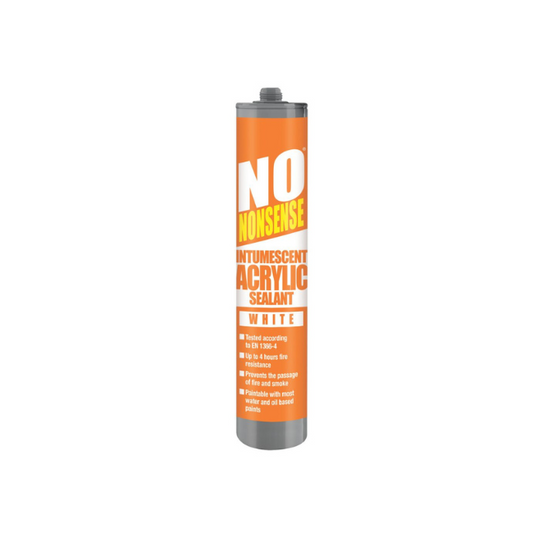 NO NONSENSE INTUMESCENT SEALANT WHITE 310ML - MonkeyTools