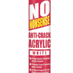 NO NONSENSE ANTI-CRACK ACRYLIC WHITE 310ML - MonkeyTools