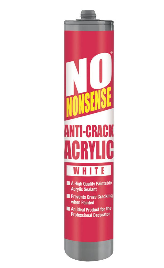 NO NONSENSE ANTI-CRACK ACRYLIC WHITE 310ML - MonkeyTools