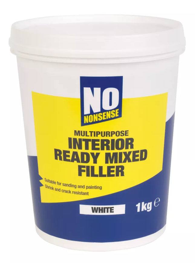 NO NONSENSE INTERIOR READY-MIXED FILLER WHITE / OFF-WHITE 1KG - MonkeyTools