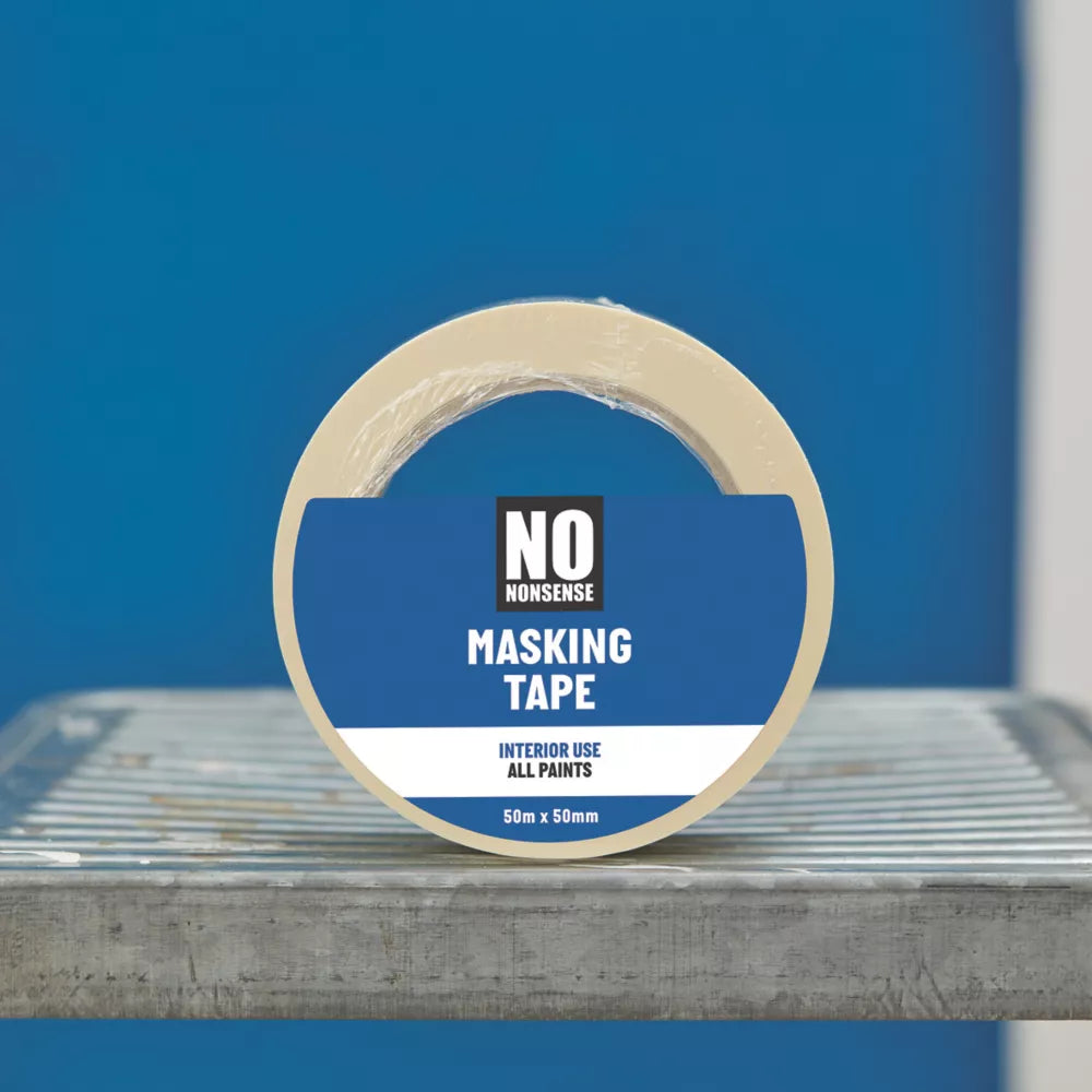 NO NONSENSE PAINTERS MASKING TAPE 50M X 50MM - MonkeyTools