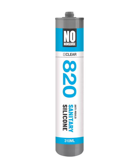 NO NONSENSE SANITARY SILICONE CLEAR 310ML - MonkeyTools