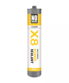 NO NONSENSE X8 HYBRID SEALANT & ADHESIVE CLEAR 290ML