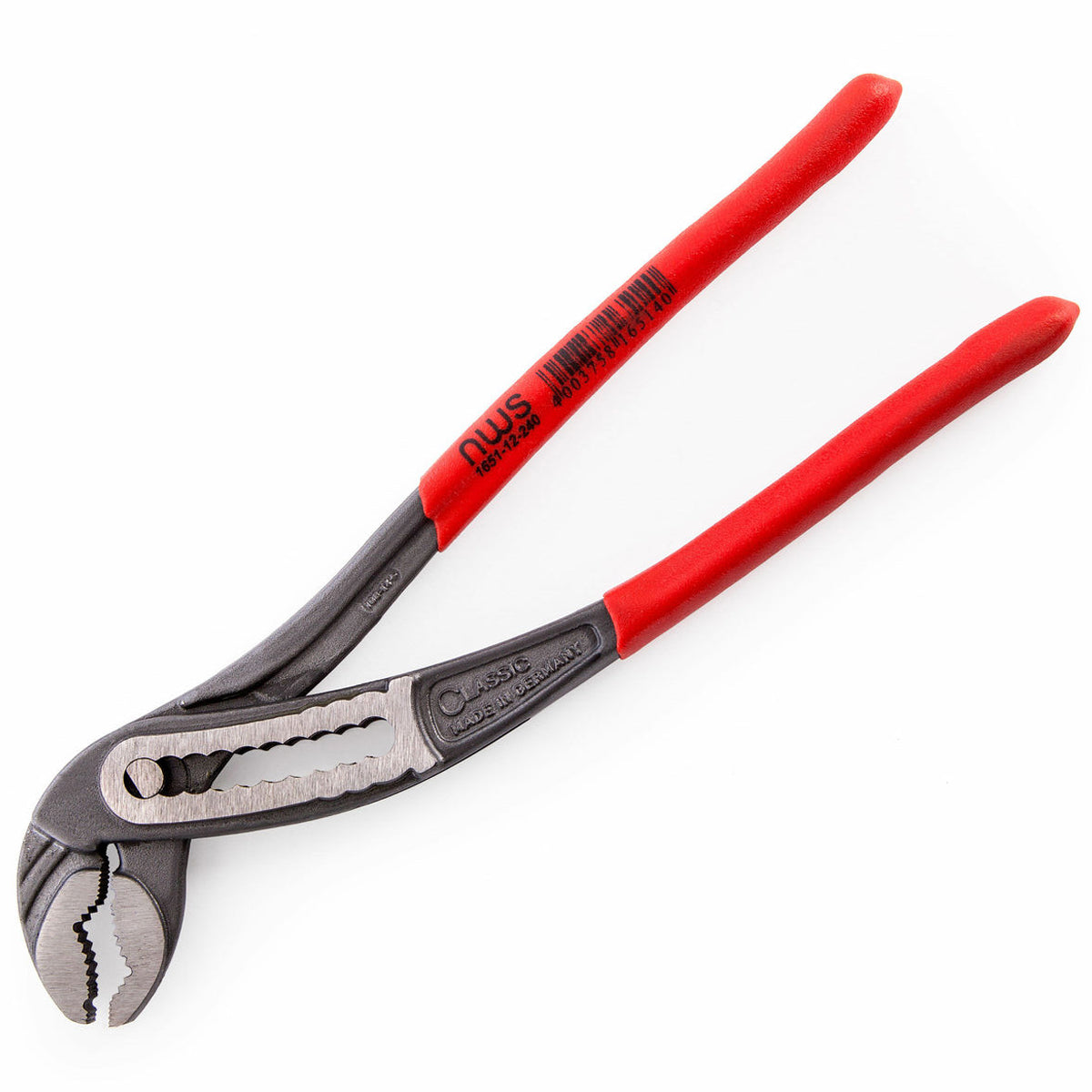 NWS N1651-12-240-SB 240mm Wide Opening Classicplus Waterpump Pliers - MonkeyTools