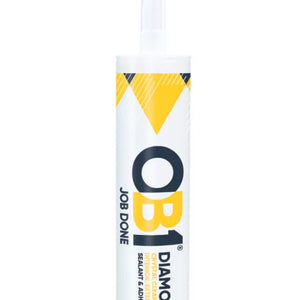 OB1 DIAMOND CRYSTAL CLEAR SOLVENT-FREE UNIVERSAL SEALANT & ADHESIVE TRANSPARENT 290ML - MonkeyTools