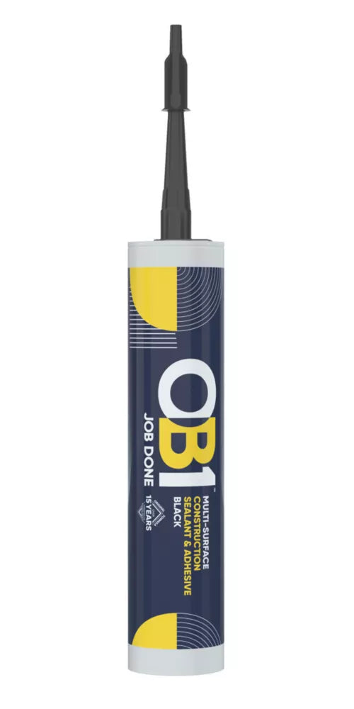 OB1 MULTI-PURPOSE SEALANT & ADHESIVE BLACK 290ML - MonkeyTools