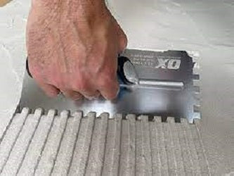 OX Pro 10mm Notch Trowel Square OX-P403210 - MonkeyTools