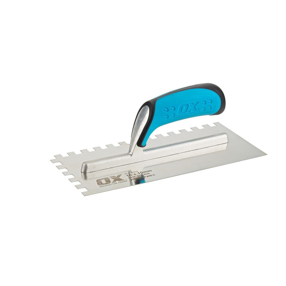 OX Pro 10mm Notch Trowel Square OX-P403210 - MonkeyTools