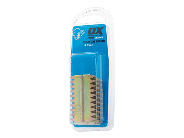 OX Pro 25mm Scutch Combs Pack of 4 OX-P080725 - MonkeyTools