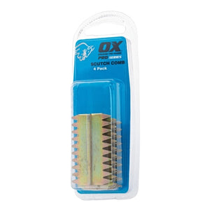 OX Pro 25mm Scutch Combs Pack of 4 OX-P080725 - MonkeyTools
