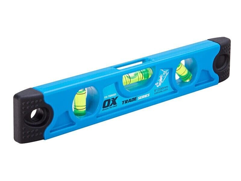 Ox Tools T500404 4pc Trade Spirit Level 230mm Torpedo 600mm 1200mm 1800mm Set - MonkeyTools