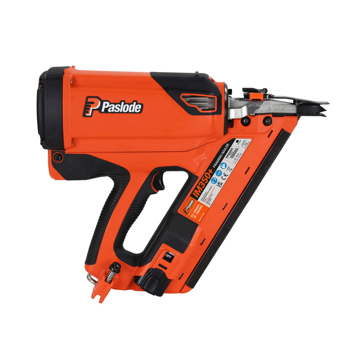 Paslode IM350+ Lithium Gas First Fix Framing Nail Gun 7th Generation Upgrade Model 906500 - MonkeyTools