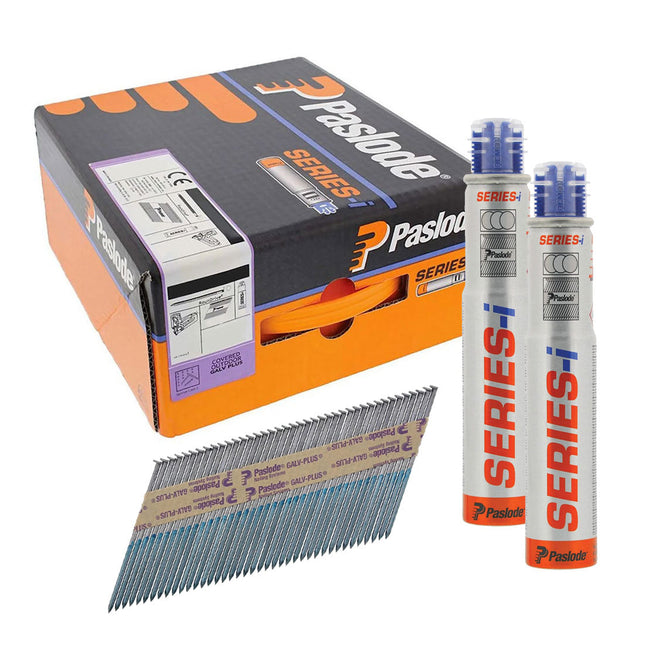 PASLODE 141070 3.1MM X 90MM GALV-PLUS SMOOTH 360XI / IM360CI NAILS X2200 PCS - MonkeyTools