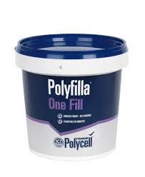 POLYCELL TRADE POLYFILLA ONE FILL TUB WHITE 1LTR - MonkeyTools