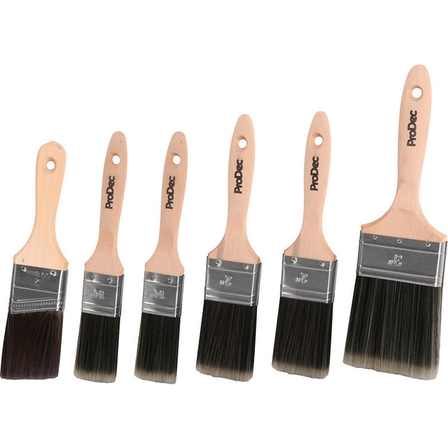 Prodec Trojan Synthetic Paintbrush Set 6 Piece - MonkeyTools