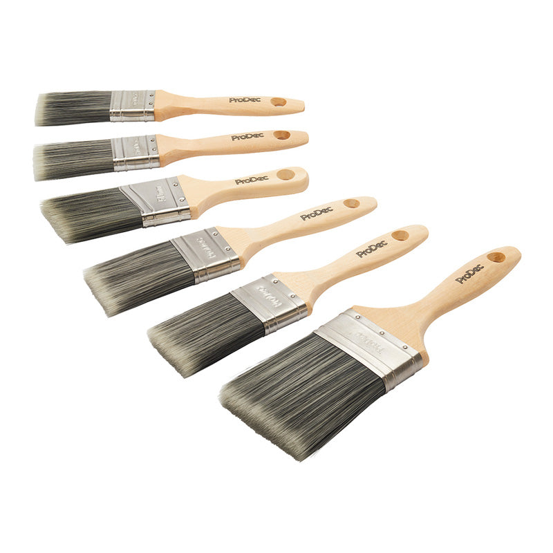 Prodec Trojan Synthetic Paintbrush Set 6 Piece - MonkeyTools