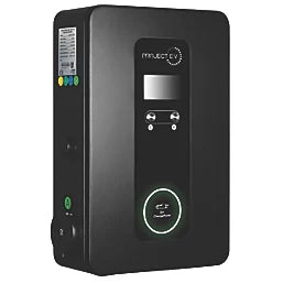 PROJECT EV PRO EARTH RFID 2 PORT 7.3KW MODE 3 TYPE 2 SOCKET ELECTRIC VEHICLE CHARGER BLACK - MonkeyTools