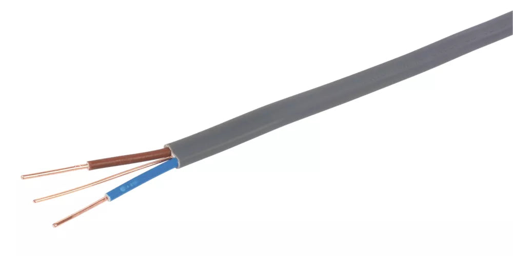 PRYSMIAN 6242Y GREY 2.5MM² TWIN & EARTH CABLE 25M COIL - MonkeyTools