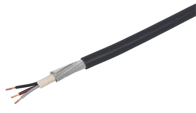 PRYSMIAN 6943X BLACK 3-CORE 2.5MM² ARMOURED CABLE 50M DRUM - MonkeyTools
