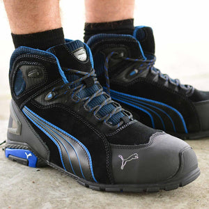 PUMA RIO SAFETY TRAINER BOOTS BLACK SIZE 9 - MonkeyTools