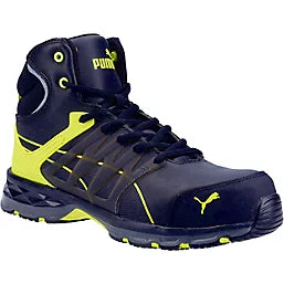 PUMA VELOCITY 2.0 MID METAL FREE SAFETY TRAINER BOOTS YELLOW SIZE 9 - MonkeyTools