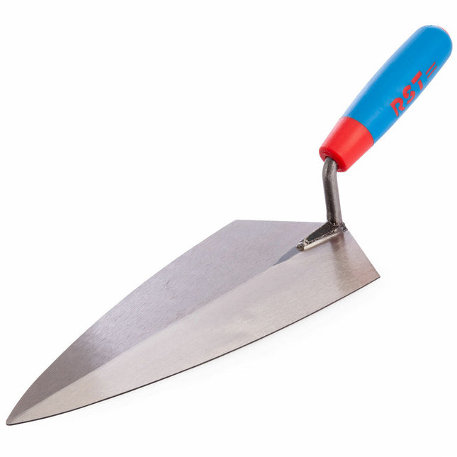R.S.T. 11in Phillidelphia Pattern Brick Trowel With Soft Touch Handle RTR10111S - MonkeyTools