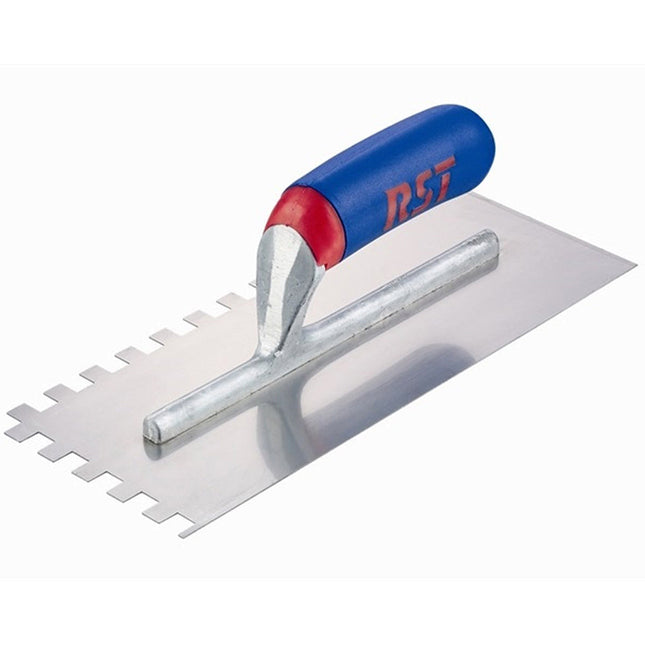 R.S.T. Notched Trowel - Square Serration 10x10mm Soft Grip RST6260ST - MonkeyTools