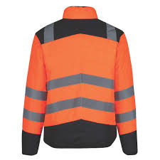 REGATTA HI-VIS THERMAL JACKET ORANGE / NAVY MEDIUM 46" CHEST - MonkeyTools