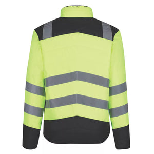 REGATTA HI-VIS THERMAL JACKET YELLOW / NAVY MEDIUM 46