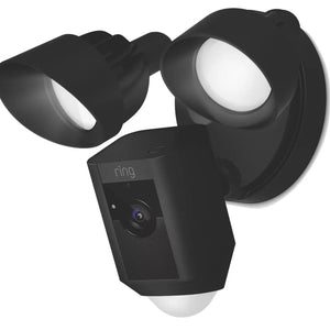 RING CAM WIRED PLUS 8SF1P1-BEU0 BLACK WIRED 1080P OUTDOOR SMART CAMERA WITH FLOODLIGHT WITH PIR SENSOR - MonkeyTools