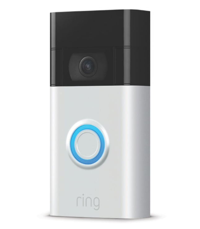 RING GEN 2 WIRED OR WIRELESS SMART VIDEO DOORBELL SATIN NICKEL - MonkeyTools