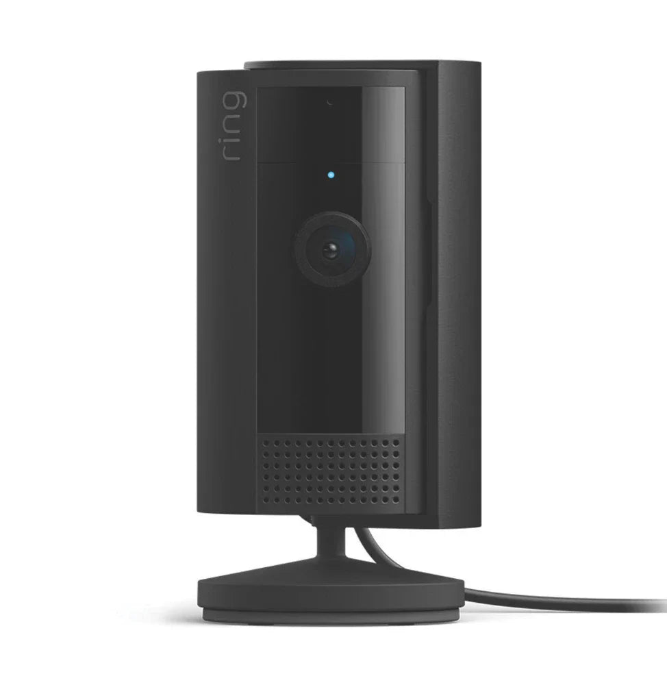 RING MAINS-POWERED BLACK WIRED 1080P INDOOR CYLINDER SMART CAMERA (2ND GEN) - MonkeyTools