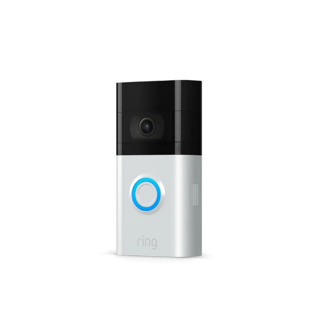 RING VIDEO DOORBELL 3 WIRED OR WIRELESS SMART VIDEO DOORBELL SATIN NICKEL - MonkeyTools