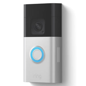 RING WIRED OR WIRELESS SMART VIDEO DOORBELL PLUS SATIN NICKEL - MonkeyTools
