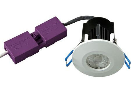 ROBUS TRIUMPH ACTIVATE FIXED FIRE RATED LED DOWNLIGHT WHITE 8W 670LM - MonkeyTools