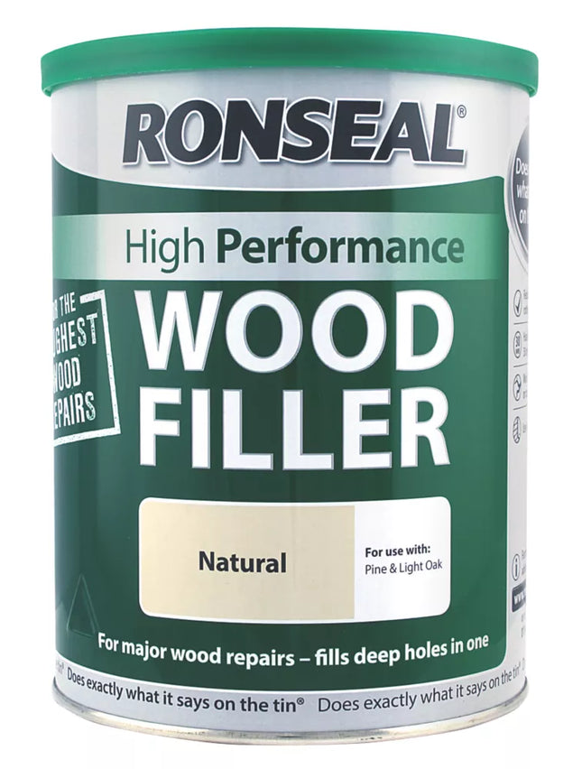 RONSEAL HIGH PERFORMANCE WOOD FILLER NATURAL 1KG - MonkeyTools