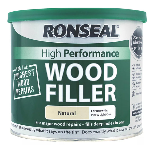 RONSEAL HIGH PERFORMANCE WOOD FILLER NATURAL 550G - MonkeyTools