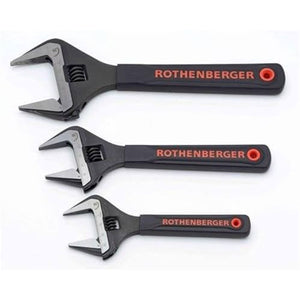 Rothenberger Adjustable Wide Jaw Wrench Set 18047 - MonkeyTools