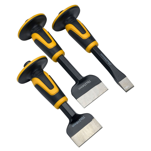 Roughneck XMS19BOLST3 Chisel & Bolster Set of 3 Piece - MonkeyTools