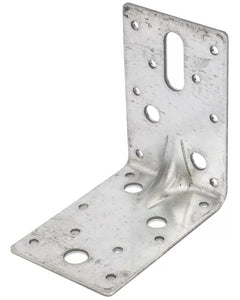 SABREFIX HEAVY DUTY ANGLE BRACKETS GALVANISED 90MM X 63MM 25 PACK