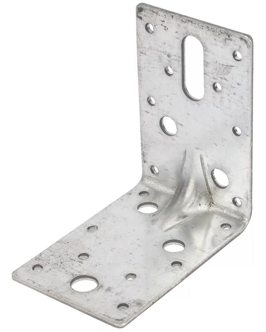 SABREFIX HEAVY DUTY ANGLE BRACKETS GALVANISED 90MM X 63MM 25 PACK - MonkeyTools