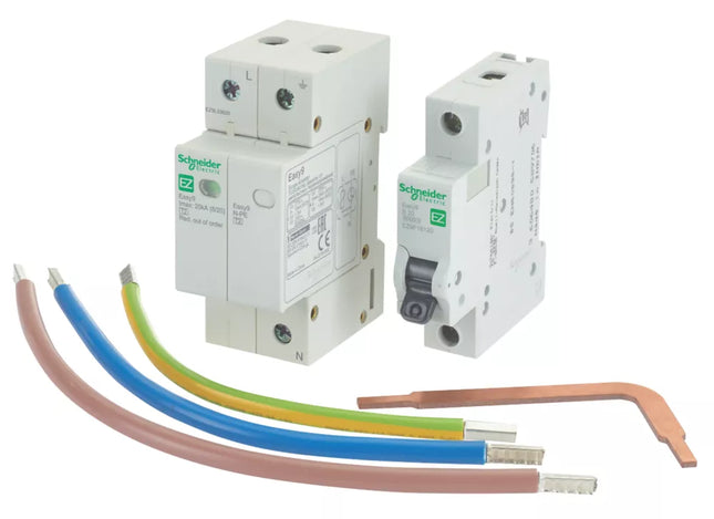 SCHNEIDER ELECTRIC EASY9 SP & N TYPE 2 SURGE PROTECTION KIT 20KA - MonkeyTools