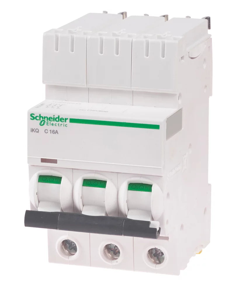 SCHNEIDER ELECTRIC IKQ 16A TP TYPE C 3-PHASE MCB - MonkeyTools