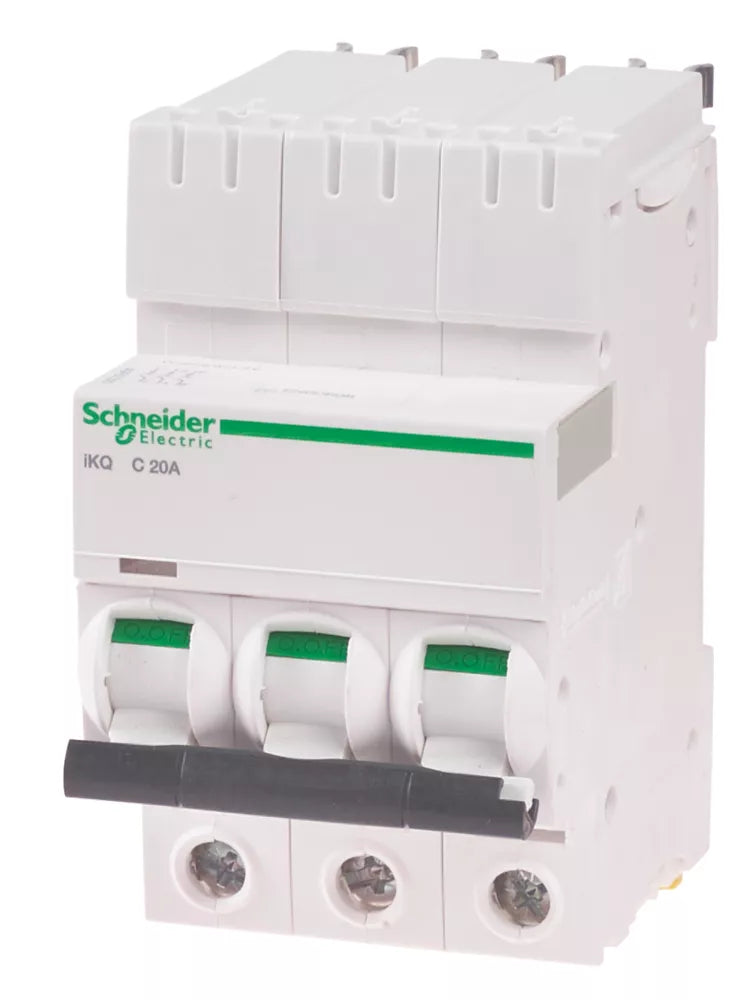 SCHNEIDER ELECTRIC IKQ 20A TP TYPE C 3-PHASE MCB - MonkeyTools