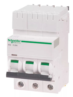 SCHNEIDER ELECTRIC IKQ 20A TP TYPE C 3-PHASE MCB